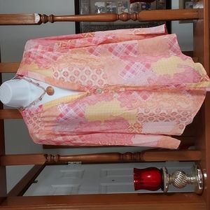 Susan Graver Blouse/Cover up Jacket NWOT Size Small.